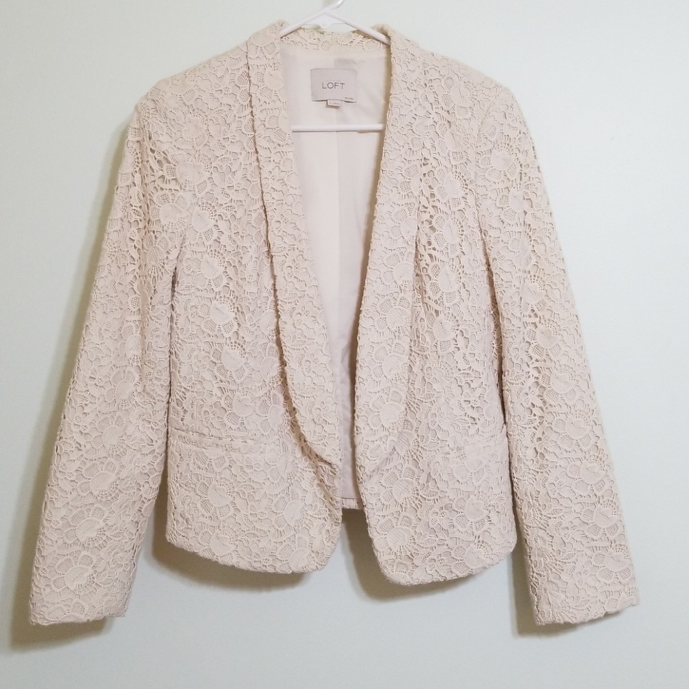 LOFT Cream Blazer